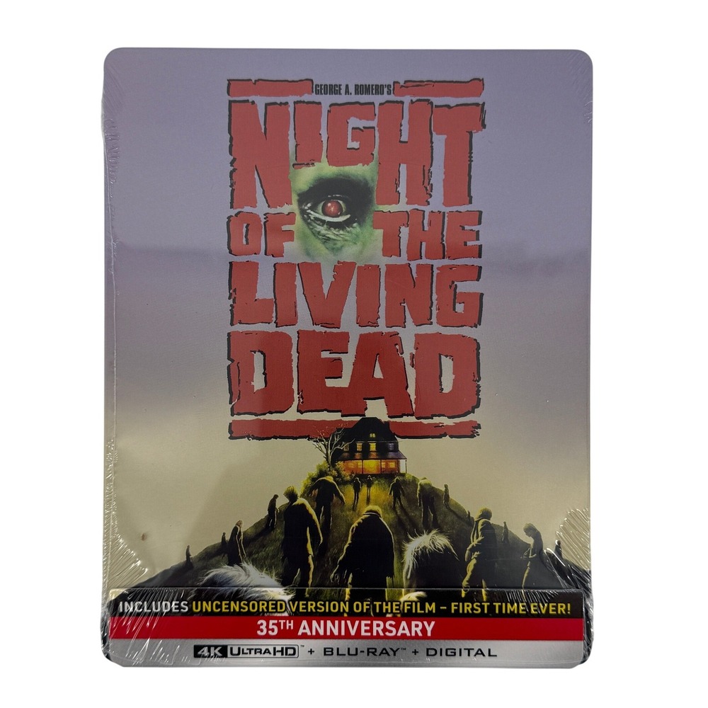 Steelbook Night of the Living Dead (4K UHD/Blu-ray + Digital) NEW Sealed OOP - Picture 1 of 4